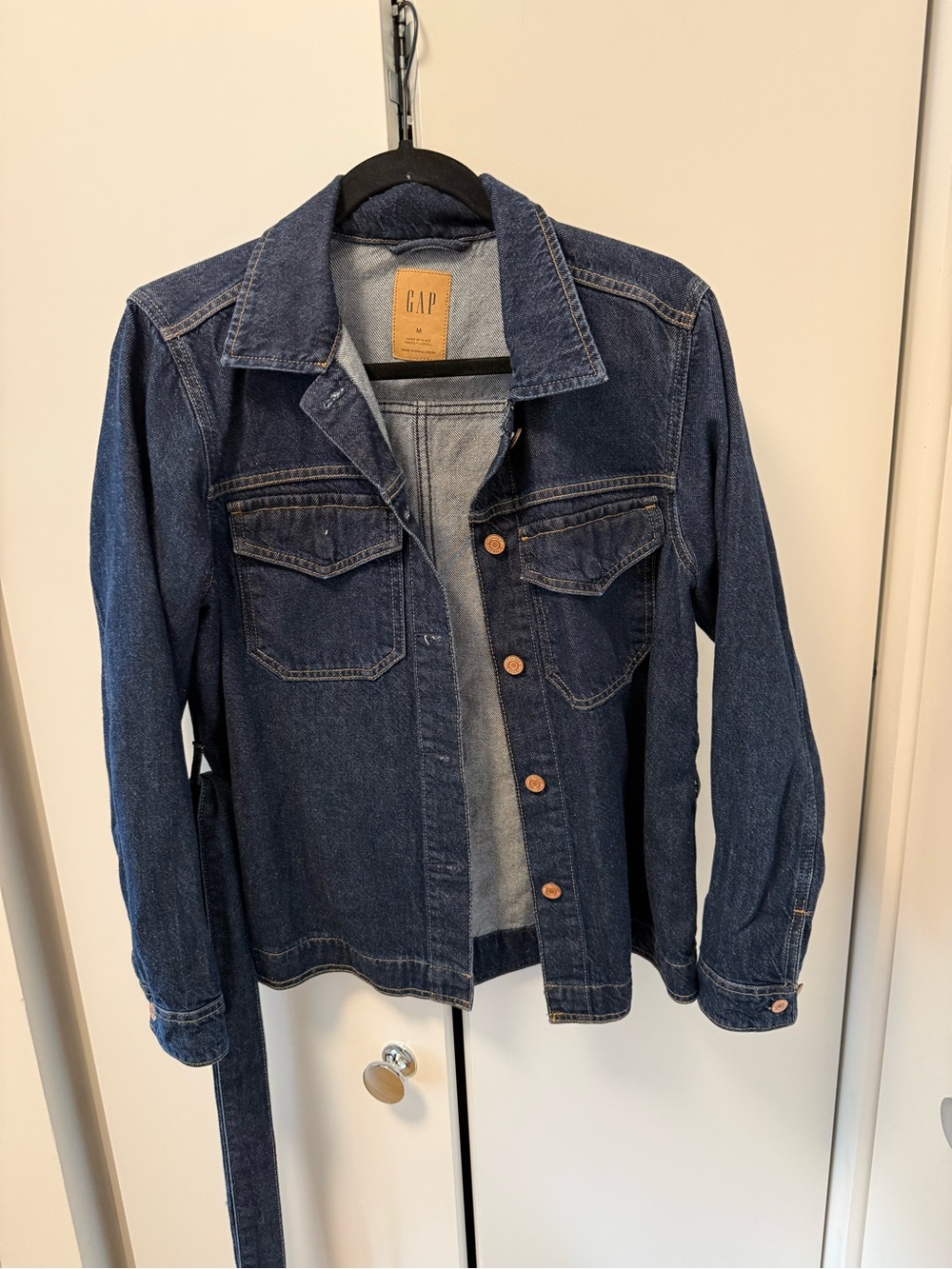 GAP Dark Indigo Denim Trucker Jacket